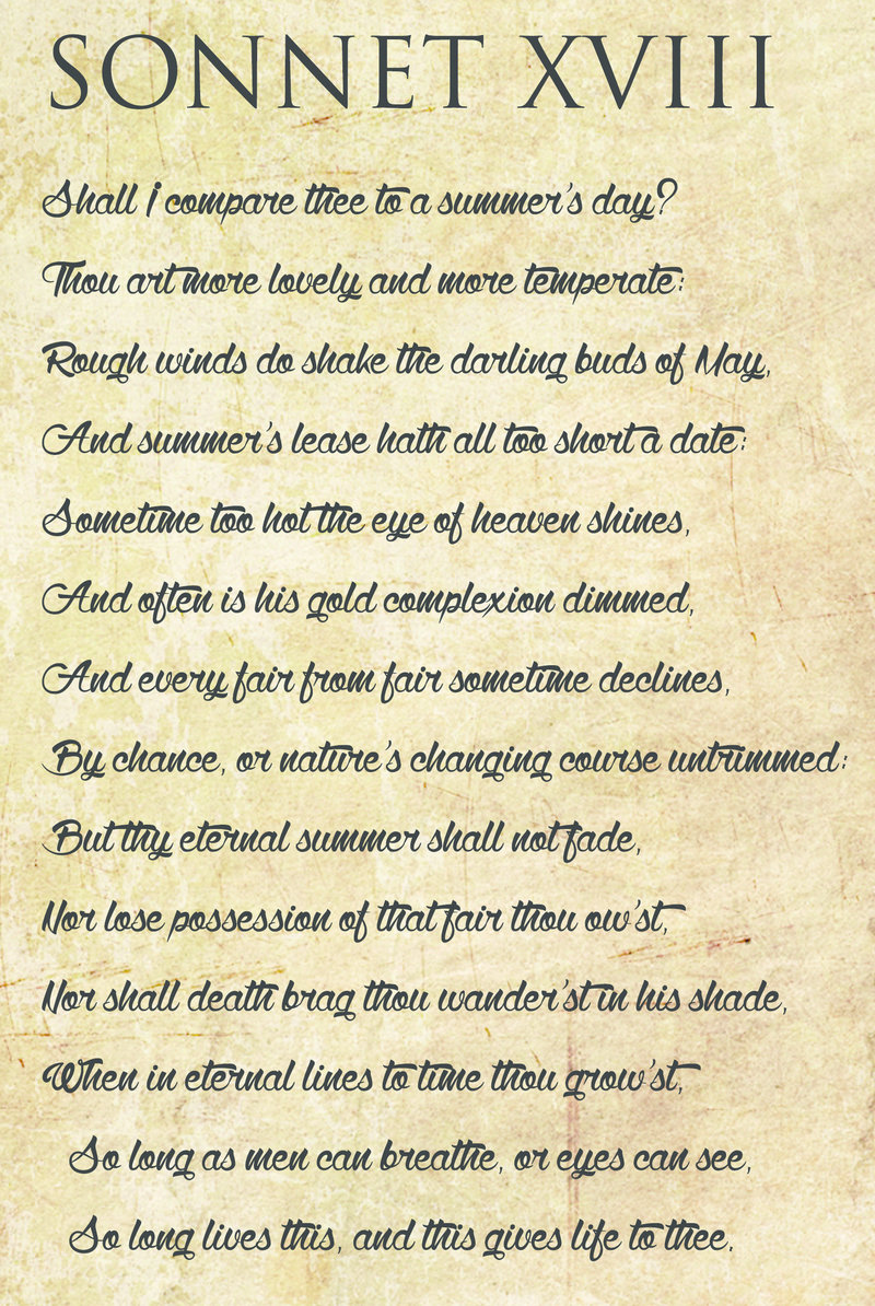 Shakespeare's sonnets